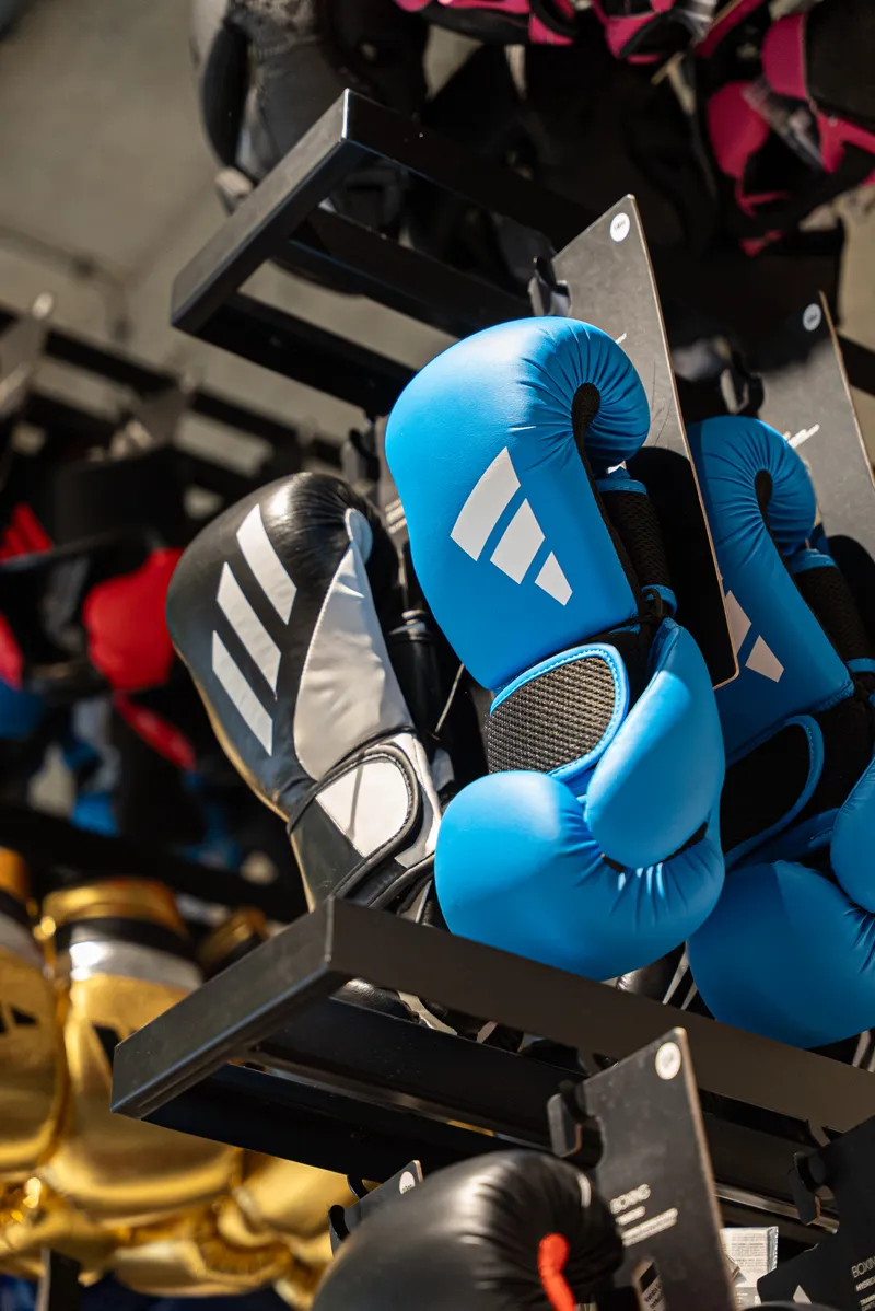 Boxing gloves and training gear for a Boxing Camp Georgia packing checklist